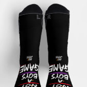 Keine Jungs-Crew-Socken Socken (Oben)