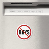 Keine Jungs erlaubt Icon Magnet (In Situ (Geschirrspüler))