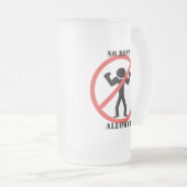 Keine Jungs erlaubt Mattglas Bierglas (VorderseiteRechts)