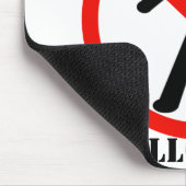 Keine Jungs erlaubt Mousepad (Ecke)