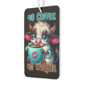 Keine Kaffee, keine Arbeit Autolufterfrischer (Links)