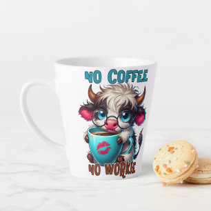 Keine Kaffee, keine Arbeit Milchtasse