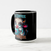 Keine Kaffee, keine Arbeit Tasse (Vorderseite Links)