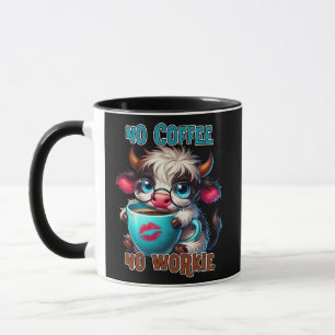 Keine Kaffee, keine Arbeit Tasse
