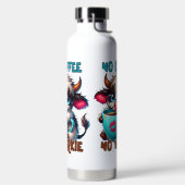 Keine Kaffee, keine Arbeit Trinkflasche (links)