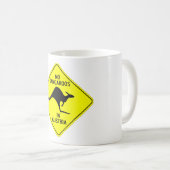 KEINE KÄNGURUS IN ÖSTERREICH KAFFEETASSE (VorderseiteRechts)