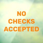 Keine Karo Fensteraufkleber (Blatt 3)