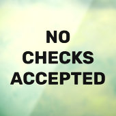 Keine Karo Fensteraufkleber (Blatt 3)