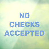 Keine Karo Fensteraufkleber (Blatt 3)