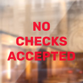 Keine Karo Fensteraufkleber (Blatt 2)