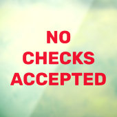 Keine Karo Fensteraufkleber (Blatt 3)