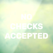 Keine Karo Fensteraufkleber (Blatt 3)