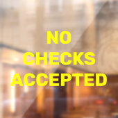 Keine Karo Fensteraufkleber (Blatt 2)