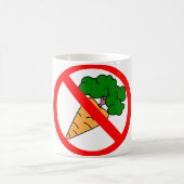 Keine Karotten! Kaffeetasse (Mittel)