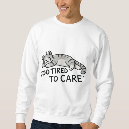 Keine Katze Sweatshirt (Vorderseite)
