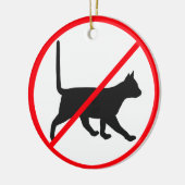 KEINE Katzen Keramikornament (Links)