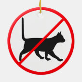 KEINE Katzen Keramikornament (Hinten)