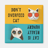 KEINE KATZKATZKATZKATZKATZE ÜBERSCHREITEN KEINE co Magnet (Vorne)