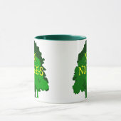 Keine Kernwaffen mit der grünen Baum-Kaffee-Tasse Tasse (Zentrum)