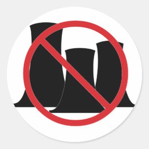 Keine Kernwaffen Runder Aufkleber