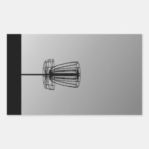 Keine Kette, kein Gewinn Rechteckiger Aufkleber