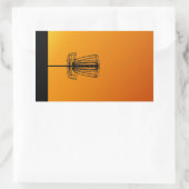 Keine Kette, kein Gewinn Rechteckiger Aufkleber (Tasche)