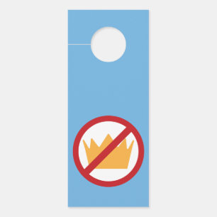 KEINE KINDER! Anti-Trump Blue Türanhänger