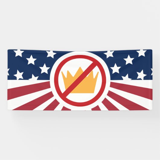 KEINE KINDER! Anti-Trump-Flagge Banner (Horizontal)