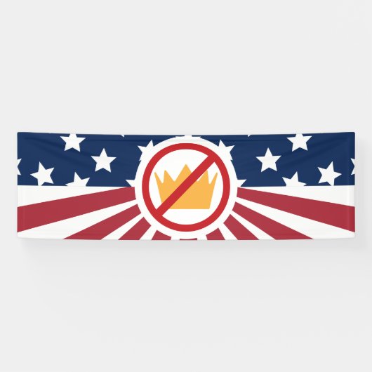 KEINE KINDER! Anti-Trump-Flagge Banner (Horizontal)