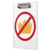 KEINE KINDER! Anti-Trump Klemmbrett (Links)