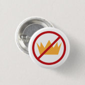 KEINE KINDER! Anti-Trump Pro-Demokratie Button (Vorne & Hinten)