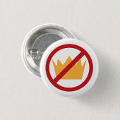 KEINE KINDER! Anti-Trump Pro-Demokratie Button (Vorne & Hinten)