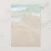 Keine Kinder Message Beach Scene Einschließkarten Begleitkarte (Rückseite)