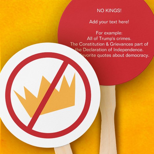 KEINE KINDER! Protesttag gegen Trump Fächer