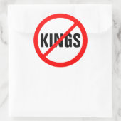 "KEINE KINDER" RUNDER AUFKLEBER (Tasche)