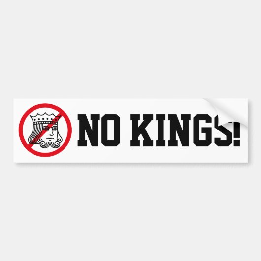 KEINE KINDER! - Trump Protest - Autoaufkleber (Vorne)