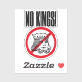 KEINE KINDER! - Trump Protest Nokingstees Aufkleber (Blatt)