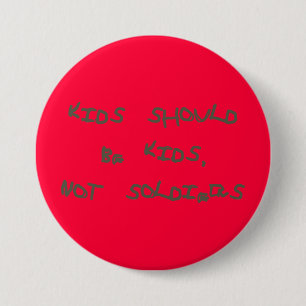 Keine Kindersoldaten mehr - Button