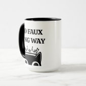 Keine Kings Anti Trump Funny Cat Feminist Demokrat Tasse (Vorderseite Links)