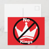 Keine Kings Postkarte (Vorne/Hinten)