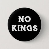 Keine Kings | Protest gegen Trump Button (Vorderseite)