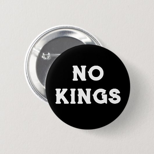 Keine Kings | Protest gegen Trump Button (Vorne & Hinten)
