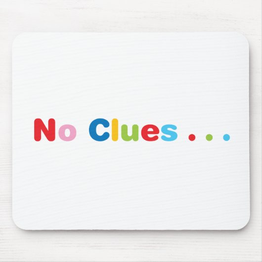 Keine Klausel Mousepad (Vorne)