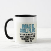 Keine kleine Plan-Tasse Tasse (Links)