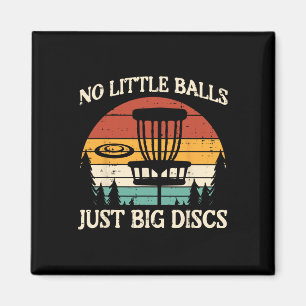 Keine kleinen, nur große Discs Golf Frisbee Frolf Magnet