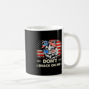 Keine Kleinigkeit gegen mich Patriotische Katze Sa Kaffeetasse