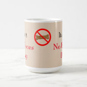 Keine Knochen Illustriert Kaffee Tasse (Mittel)