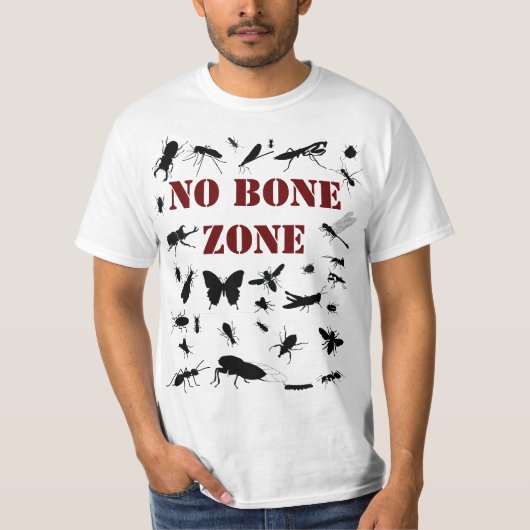 Keine Knochen-Zone T-Shirt (Vorderseite)