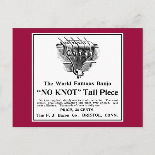 Keine Knot Ad Postcard Postkarte (Vorderseite)