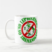 Keine Kobolde, keine Schenanigans Kaffeetasse (Links)